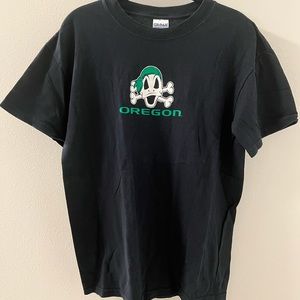 Oregon Ducks Pirate design tee shirt, women’s size M 100% cotton